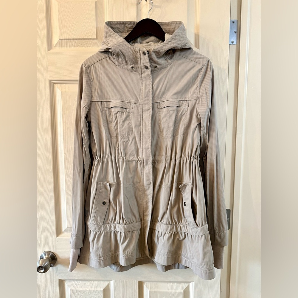 💗Lululemon Après Practice Anorak Size 6 Heathered Classic Tan💗